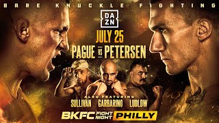 BKFC: DUSTIN PAGUE VS. RYAN PETERSEN WEIGH-IN LIVESTREAM