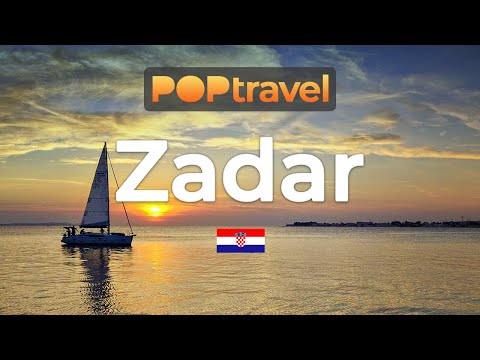 ZADAR, Croatia 🇭🇷 - Sunset Walk (2022) - 4K walking tour with captions