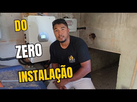 Como fazer  a instalação com inversor  híbrido  Deyer.