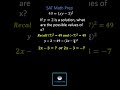 Understanding the Equation 49 = (XY)^2 - 3