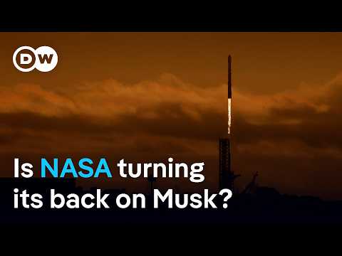 YouTube video thumbnail: Nasa Chief Says Spacex Might Lose Contract for Moon Mission