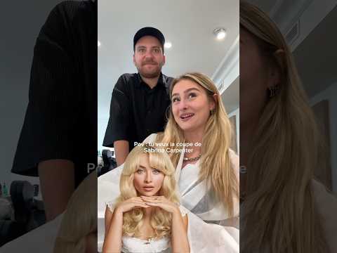 JE FAIS LA COUPE DE SABRINA CARPENTER !!