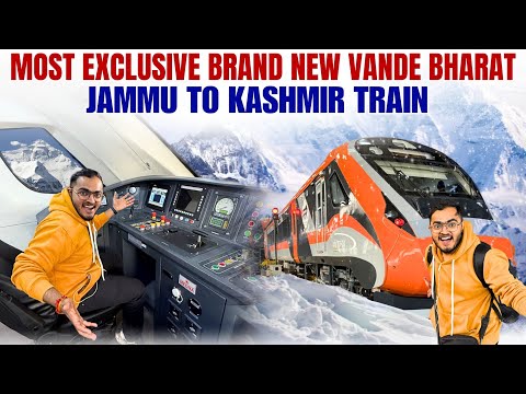 Brand New First Jammu Kashmir Vande Bharat with Upgraded Features ❄️🌨️ | Most Exclusive Train Vlog