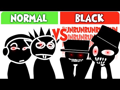 All Sounds! Incredibox Sprunki Black - Normal VS Sprunked