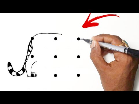 Tiger Drawing Most Simple trick