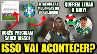 ❗CBF FAZ MUDANÇAS DRÁSTICAS! GIAY DE SAÍDA! SE ISSO FOR VERDADE O BRASILEIRO É NOSSO ✅