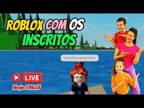 VEM PRA LIVE JOGAR ROBLOX!