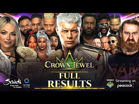 WWE CROWN JEWEL 2024 | ALL FULL MATCHES