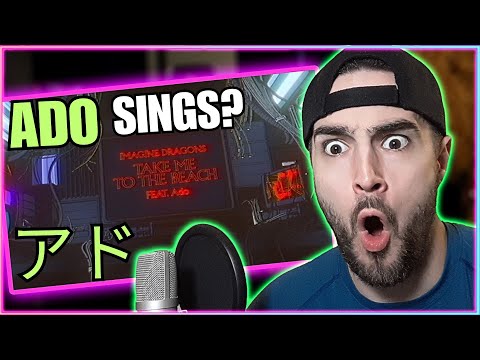 ADO x Imagine Dragons "Take Me To The Beach" | Official Lyric Video | REACTION