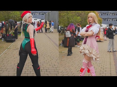 LIli Tekken 8 cosplay & Cammy Street Fighter cosplay mcm comic con 2024