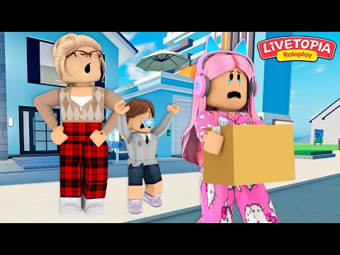 MINHA FAMÍLIA ME ABANDONOU E FUI MORAR NA RUA! Family Roleplay Livetopia - ROBLOX