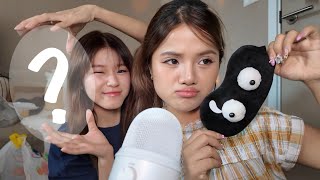 ASMR Guess The Triggers With Friend  🧐❓
