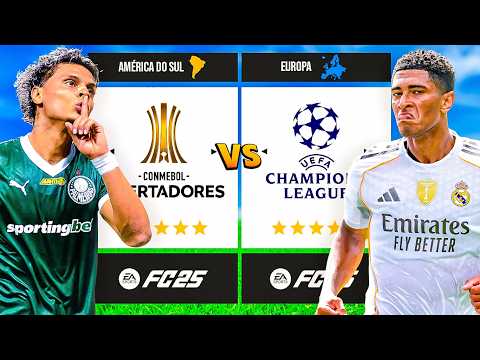 Clubes SULAMERICANOS vs EUROPEUS no FIFA