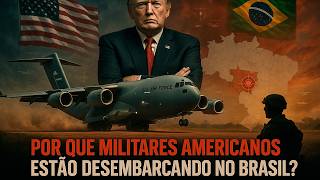 Por que AVIÕES MILITARES AMERICANOS estão desembarcando em bases brasileiras? (Felipe Dideus)