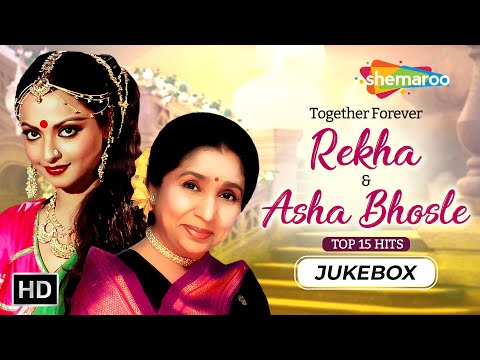 Best of Rekha &amp; Asha Bhosle | Birthday Special | Rekha Evergreen Songs | Non-Stop Video Jukebox