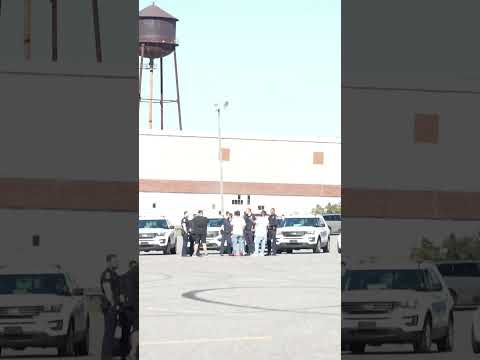 Hellcat Charger is SHOCKED? when he sees 5 Cops?‍♂️ waiting on Him… #shorts