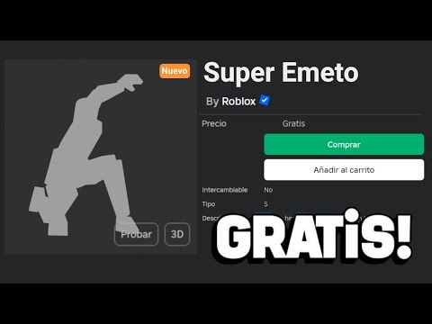 ¡RÁPIDO! SUPER EMOTE GRATIS Y VARIOS ITEMS MAS (ROBLOX)