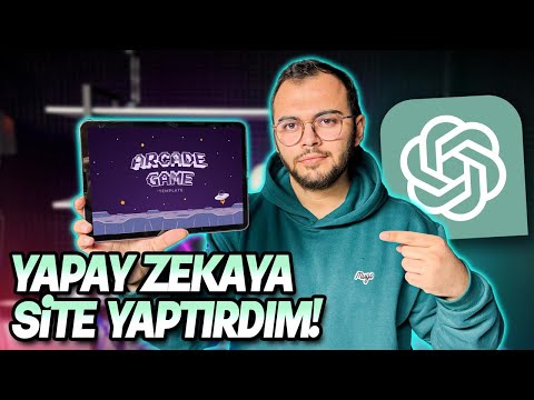 Yapay zeka ile websitesi yaptım! ChatGPT Canvas