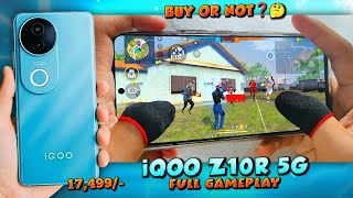 iQOO Z10R 5G FREE FIRE TEST ⚡ BEST GAMING PHONE UNDER 17,499 🤩