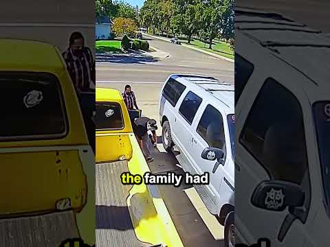 The doorbell camera captured the moment!