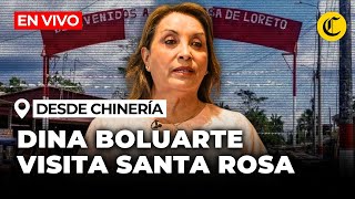🔴 EN VIVO: Presidenta DINA BOLUARTE visita isla Chinería en SANTA ROSA de Loreto