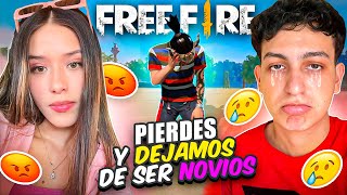 MI NOVIA ME TERMINA SI PIERDO UNA SOLA VEZ EN FREE FIRE 😭 - MACHAIN