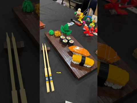 LEGO Sushi MOC  #lego #legomoc #sushi #legoroom #legocollector #legoafol #legofood #legorestaurant