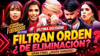 ULTIMA HORA FILTRAN ORDEN DE ELIMINACION ¿QUIEN GANA 200,000 USD? LA CASA DE LOS FAMOSOS 6 EN VIVO