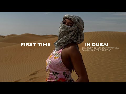 MY FIRST TIME IN DUBAI - on a Huda Beauty Brand trip 🩷