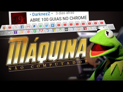 ABRINDO 100 PÁGINAS NO GOOGLE CHROME!!