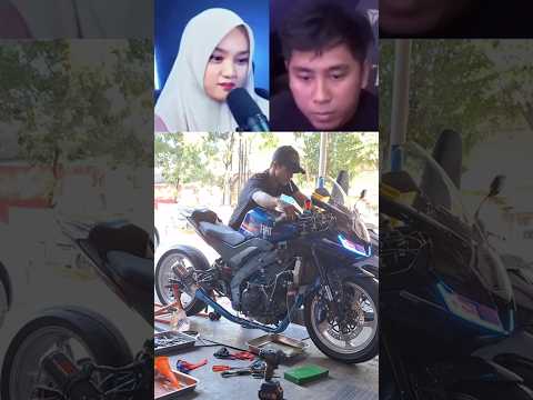Ada yang tau pakai mesin apa #r15 #r15v3 #r15v4 #trending #shorts
