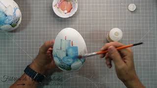 Huevos en Navidad, Ideas increíbles, Navidad 2025, Adornos navideños, Unicel y Decoupage, Diy