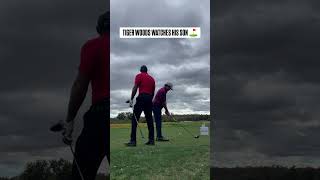 Tiger Woods and Charlie Woods golf together. #tigerwoods #charliewoods #golf #pgatour #golfswing