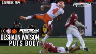 Deshaun Watson Puts Body On The Line In Championship Win   CampusInsiders