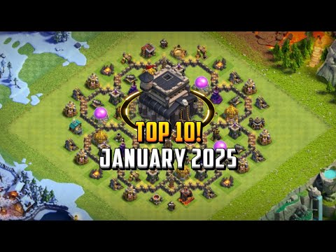 TOP 10! Town Hall 9 (TH9) Base Layout + Copy Link 2025 | Fire & Ice Edition - Clash of Clans