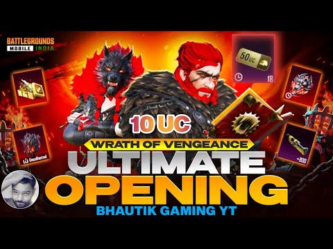 10 UC Luck 🔥| 19+ 50 UC Voucher Create Opening | Wrath Of Vengeance Create Opening | BGMI