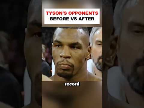 Tyson’s Opponents: Before vs After 😳 #miketyson #boxing #shorts #fyp