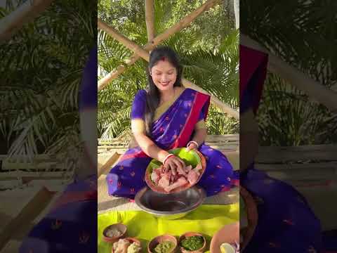 Village style Dhaniya chicken recipe in Bengali 🤤#food #recipe #cooking #village_food