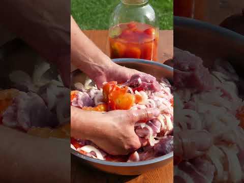 Вкусный шашлык в любимом маринаде   #шашлык #еда #мангал #мясо