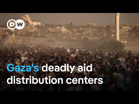 YouTube video thumbnail: How Israel's Scarce Aid Distribution is Pushing Violence and Anguish