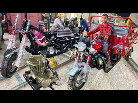 World's best and most powerful loader rickshaw manufacturing factory visit and full procedure