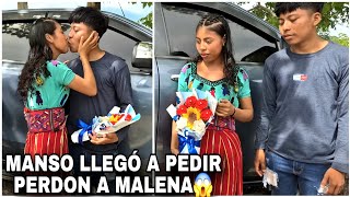 Axel Llegó con gran Detalle para Malena sin Imaginar que Manso Llegó más Primero/que problem4😱