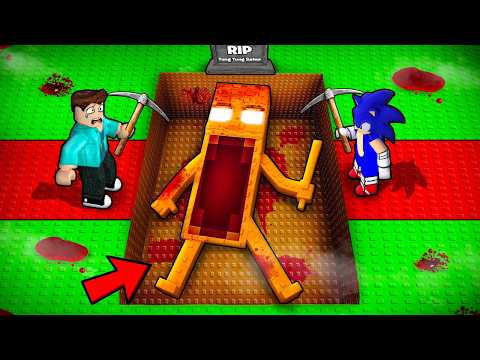WE FOUND THE SCARIEST BURIED TUNG TUNG SAHUR IN ROBLOX !!