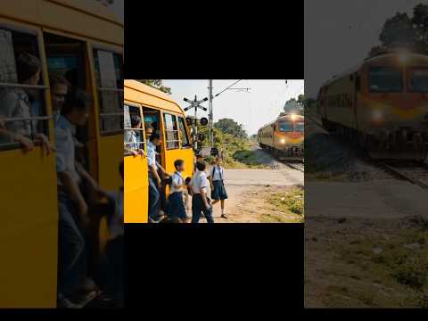 School child#news #crime #breakingnews #duet #chennai #accidentnews #school #bus #train #accidente
