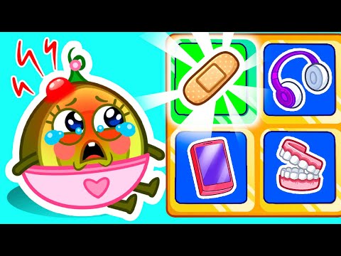 🤕Boo Boo Game with Avocado Babies 🩹Take Care of Pit & Penny characters🥑Funny Drawing by GO COLOR!