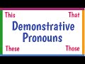 Demonstrative Pronouns Usage