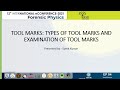 Tool Mark Analysis Concepts