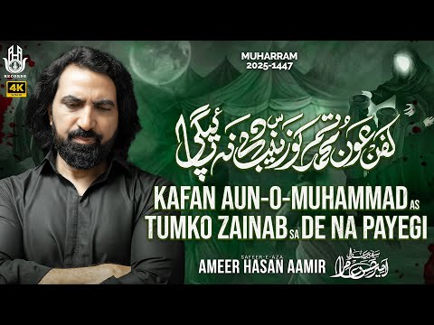 Nohay 2025 | Ameer Hasan Aamir Noha 2025 | Kafan Aun o Muhammad Tumko Zainab De Na Payegi