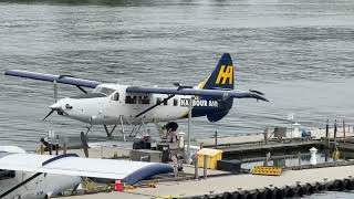 Planespotting Seaplanes taking off and landing in Vancouver Canada