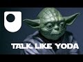 Understanding Yoda's Speech Pattern